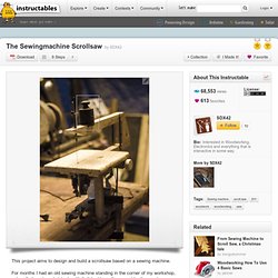 Sewing Machine Into A Scrollsaw