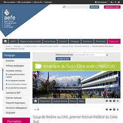 Coup de théâtre au Chili, premier festival théâtral du Cône Sud