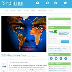 The Three Stages of Language Fluency