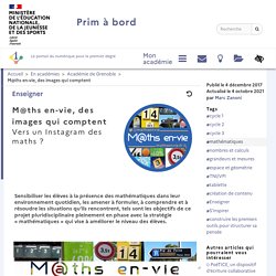M@ths en-vie, des images qui comptent - Prim à bord