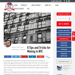 6 Tips and Tricks for Moving in NYC