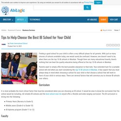 Tips to Help Choose the Best IB School for Your Child