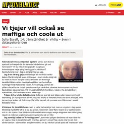 Vi tjejer vill också se maffiga och coola ut