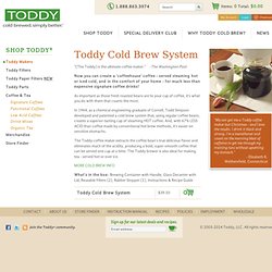 Toddy Coffee Maker, Toddy Maker, Cold Brew Coffee Maker, Low Acid Coffee, Healthy Coffee