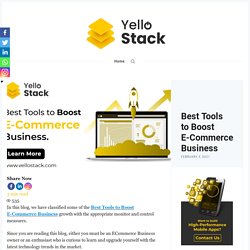 Best Tools to Boost E-Commerce Business