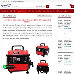 TOP 7 máy phát điện mini giá rẻ tại TPHCM của Vinafarm