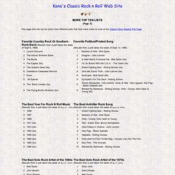 Top Ten List, Classic Rock, page 3