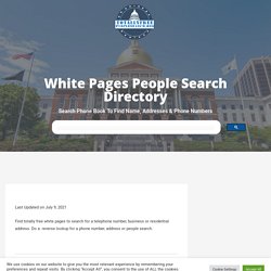 Free whitepages