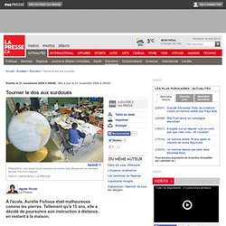 Tourner le dos aux surdoués