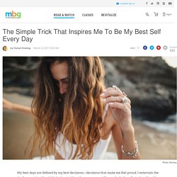 How I Move Toward My Goals Every Day - mindbodygreen