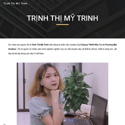 Trịnh Thị Mỹ Trinh