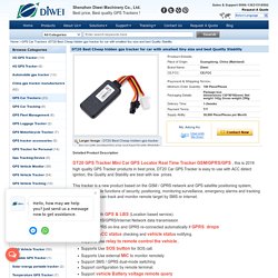 DT20 Best Cheap hidden gps tracker for car with smallest tiny size and best Quality Stabilit