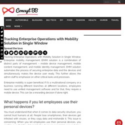 How EMM Technology Benefits to your Business?