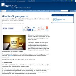 8 traits of top employees