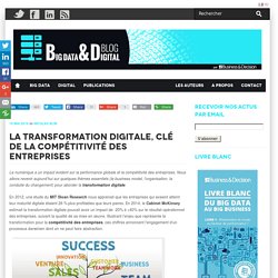 La transformation digitale, clé de compétitivité des entreprises