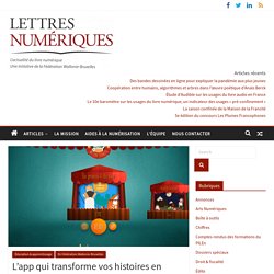 L’app qui transforme vos histoires en théâtre de marionnettes virtuel : My Epic Stories