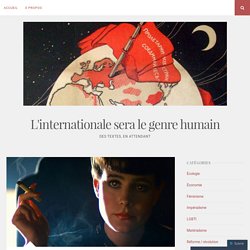 L'internationale sera le genre humain