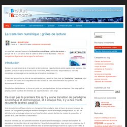 La transition numérique : grilles de lecture