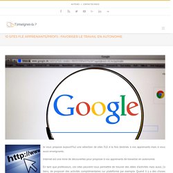 10 Sites FLE : travail en autonomie - T'enseignes-tu (le FLE)?