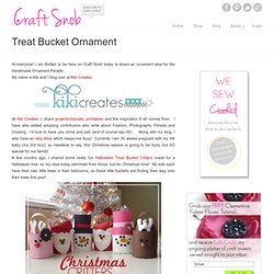 Treat Bucket Ornament