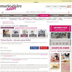 Tricot facile : tricoter pour bébé