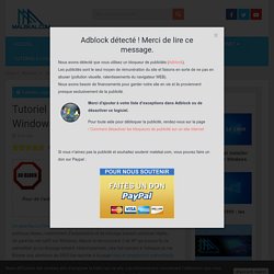 Tutorial Pare-feu Avancé de Windows