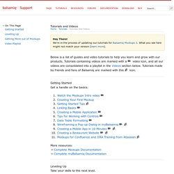 Tutorials and Videos