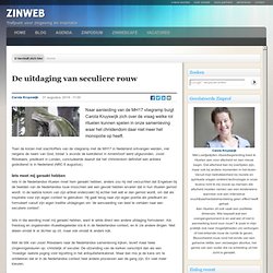 De uitdaging van seculiere rouw