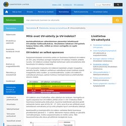 Ultraviolettisäteily