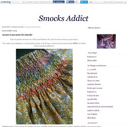un pas à pas pour les smocks - Smocks Addict
