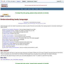 Understanding body language