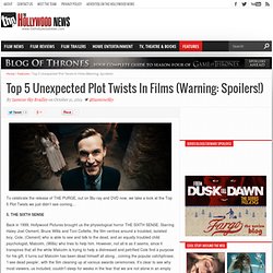 Top 5 Unexpected Plot Twists In Films (Warning: Spoilers!)