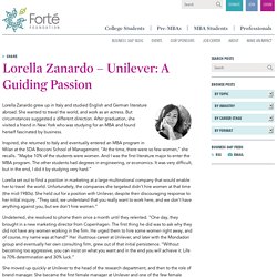 Unilever: A Guiding Passion - Forté Foundation