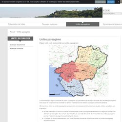 Unités paysagères