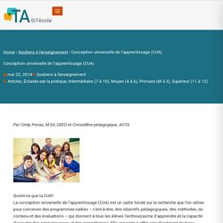 Conception universelle de l’apprentissage (CUA)