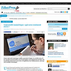 Université numérique : qui sera vraiment FUN ?
