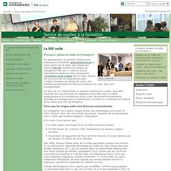 Pourquoi utiliser la vidéo en formation?: Service de soutien à la formation - Université de Sherbrooke