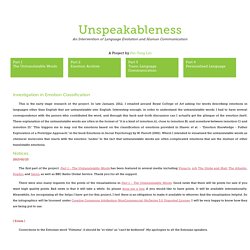 Unspeakableness