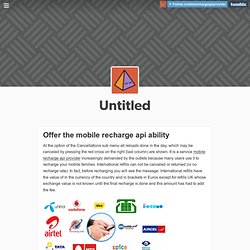 mobile recharge api online