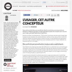 L’usager, cet autre concepteur