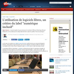 L'utilisation de logiciels libres, un critère du label "numérique inclusif"