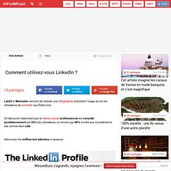 Comment utilisez-vous LinkedIn ?
