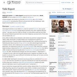 Valie Export
