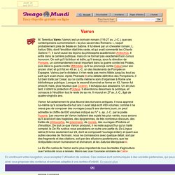 Varron, vie et oeuvres