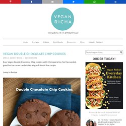 Vegan Double Chocolate Chip Cookies