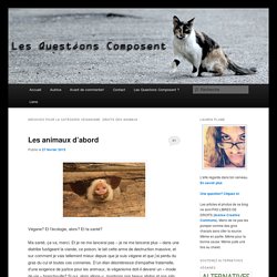 Veganisme, Droits Des Animaux