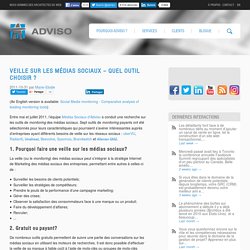 Veille sur les médias sociaux - Quel outil choisir ?