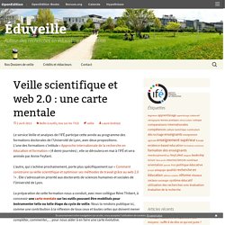 Veille scientifique et web 2.0 : une carte mentale