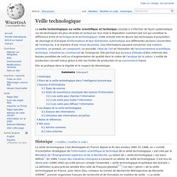 Veille technologique