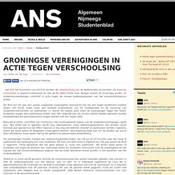 Groningse verenigingen in actie tegen verschoolsing